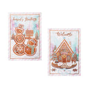 Season's Greeting Gingerbread Reversible Suede Garden Flag,14s12376fb
