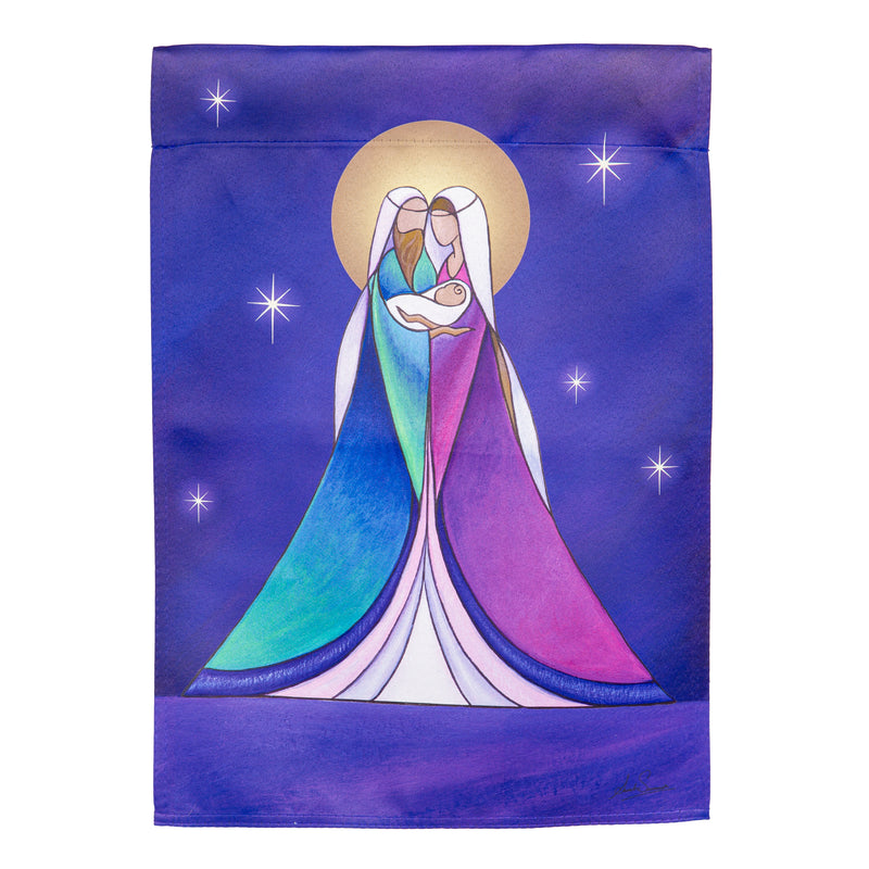 Holy Family Suede Garden Flag,14s12427