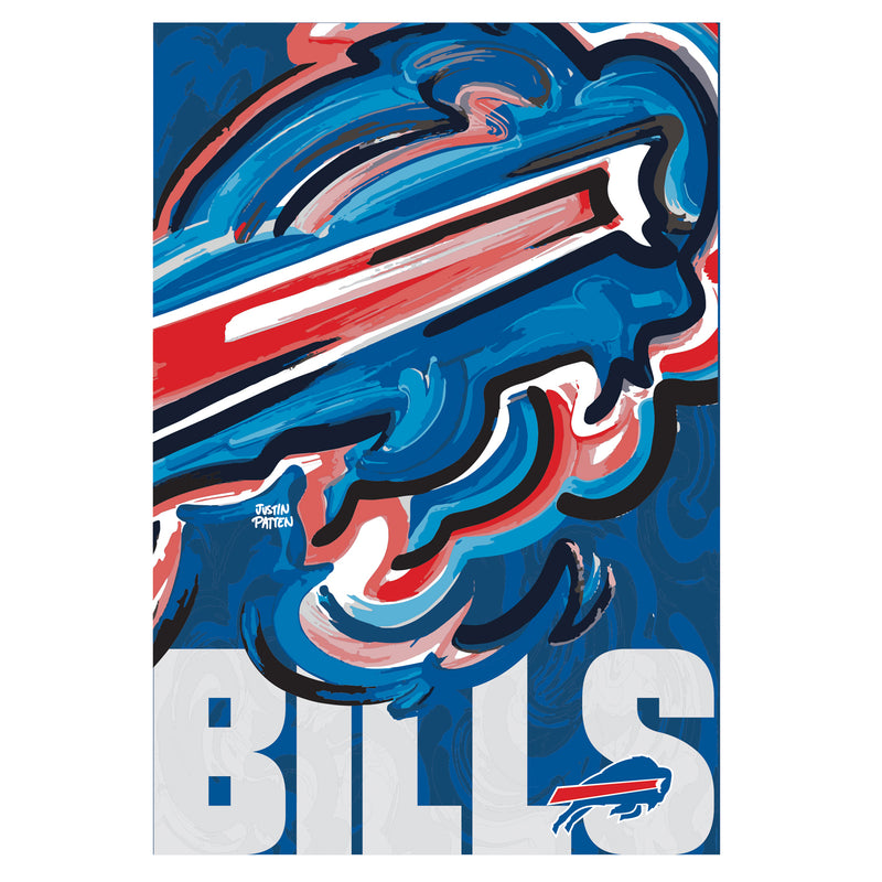 Buffalo Bills, Suede GDN, Justin Patten Logo,14s3803jpal