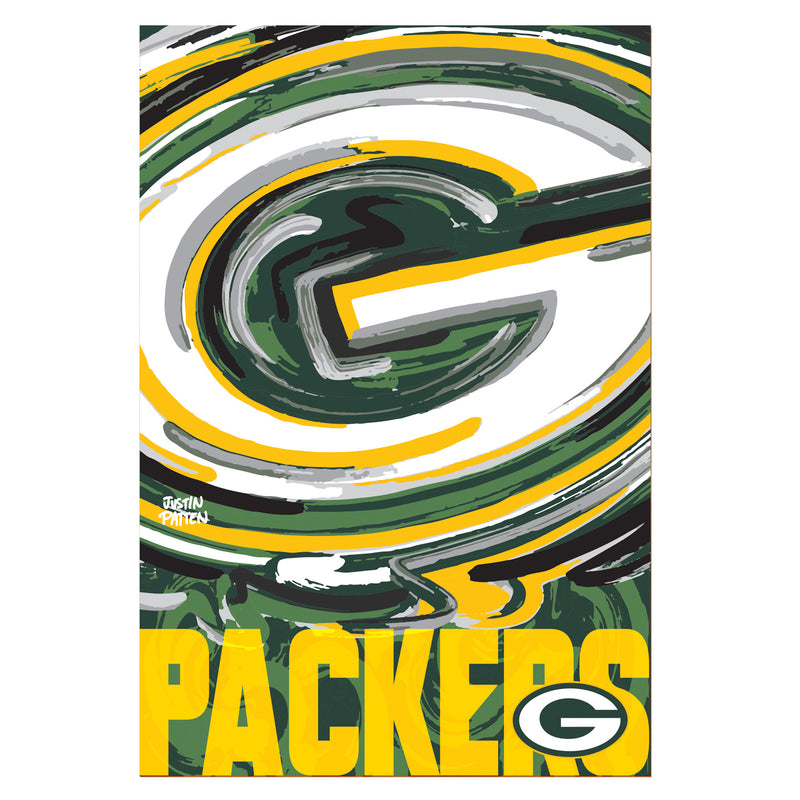 Green Bay Packers, Suede GDN, Justin Patten Logo,14s3811jpal