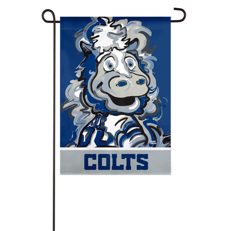 Indianapolis Colts, Suede GDN Justin Patten, 18"x0.1"inches