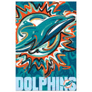 Miami Dolphins, Suede GDN, Justin Patten Logo,14s3816jpal