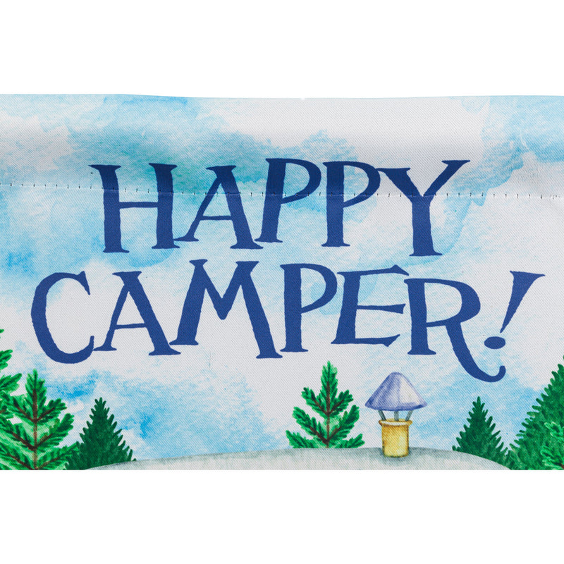 Happy Camper Garden Suede Flag,14s4792