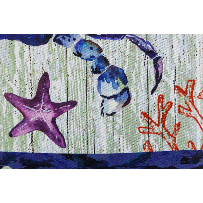 Welcome Crab Garden Suede Flag,14s4794