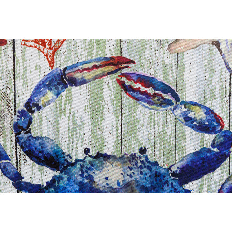 Welcome Crab Garden Suede Flag,14s4794