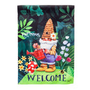 Garden Gnomes Garden Suede Flag,14s8481fb