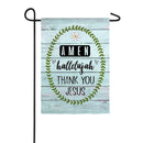 Thank You Jesus Garden Suede Flag,14s8532