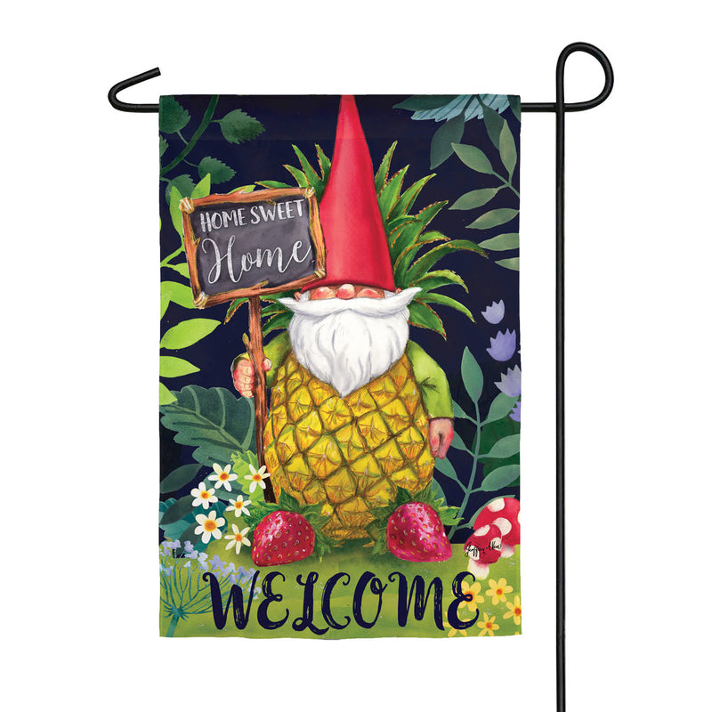 Gnomes in the Garden Garden Suede Flag,14s9020fb