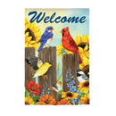 Rustic Fence Garden Suede Flag,14s9780