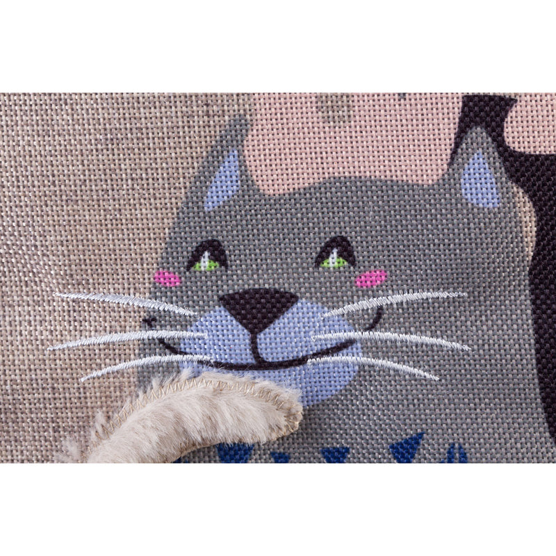 Life's Better with Cat Friends Garden Burlap Flag,14b8925