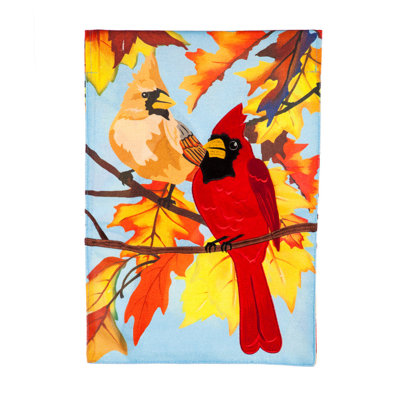 Cardinal Couple Garden Burlap Flag,14b9408