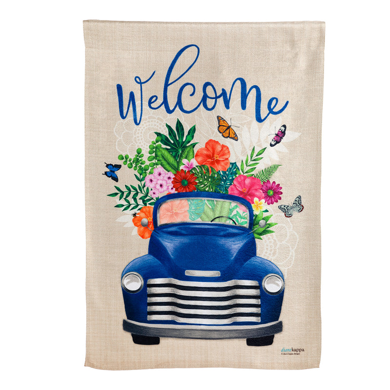 Evergreen Flower Delivery Garden Textured Suede Flag, 18'' x 12.5'' inches