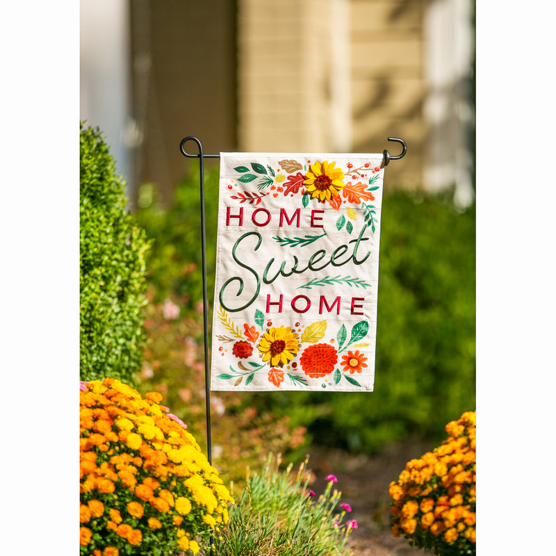 Home Sweet Home Garden Linen Flag,14l8730