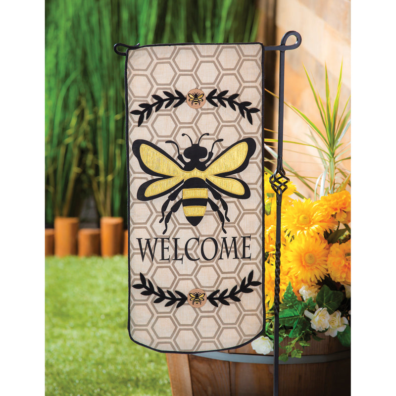 Bee Welcome Everlasting Impressions Textile Decor,14l8808xl