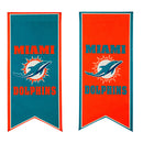 Miami Dolphins, Flag Banner,14lb3816xl