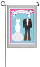 Wedding Garden Suede Flag,14s2537gc