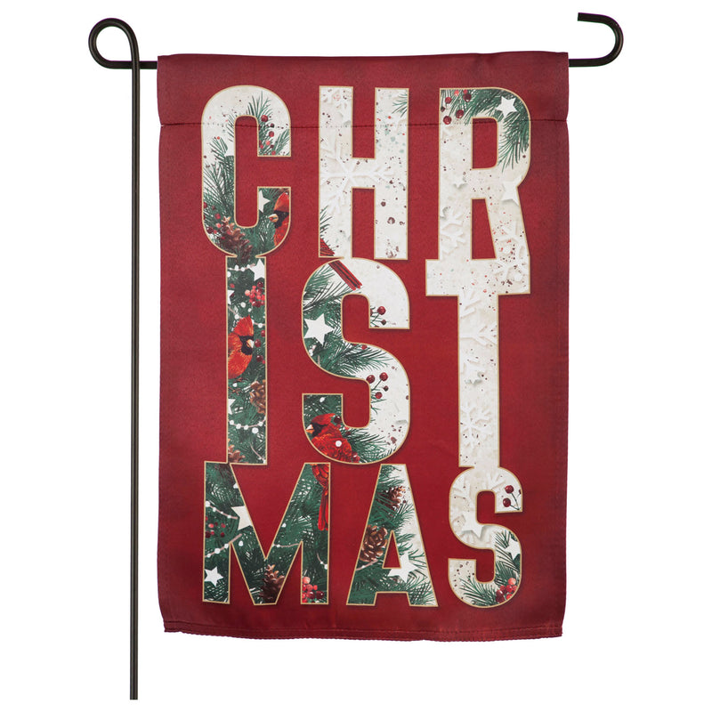 CHRISTMAS Garden Suede Flag,14s9250