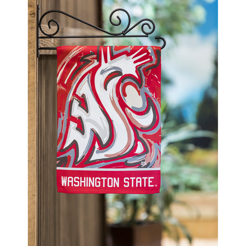 Washington State Mascot, Suede GDN Justin Patten,14s998jpab