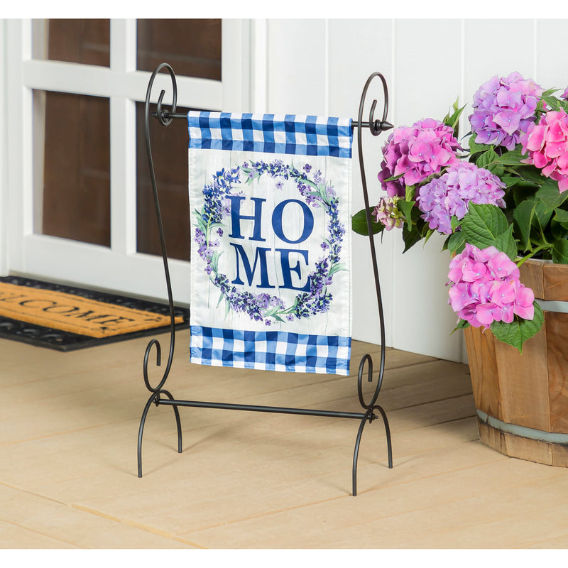 HOME Wreath Garden Strié Flag,14t9627