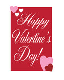 Happy Valentine's Day Applique House Flag,15084an