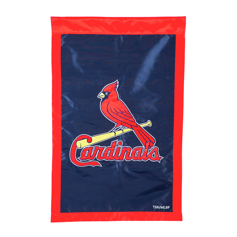 Evergreen Applique Flag, Reg, St Louis Cardinals, 44'' x 28'' inches