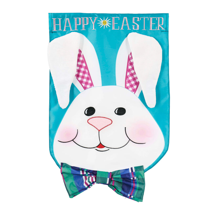 Bunny Head House Applique Flag,159239