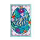 Happy Easter Egg Applique House Flag,159656