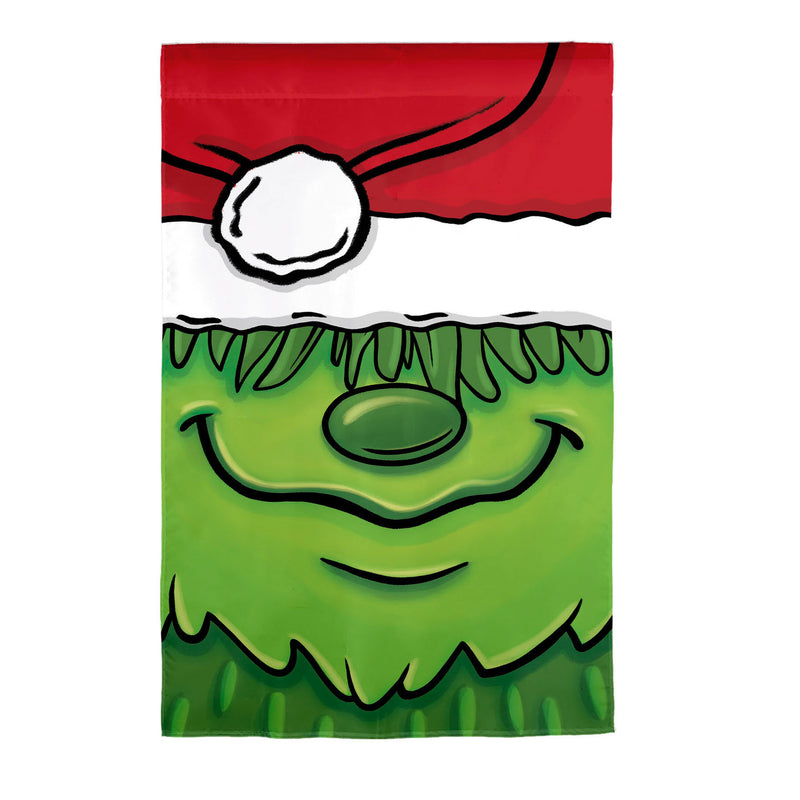 Christmas Monster Applique House Flag,159937