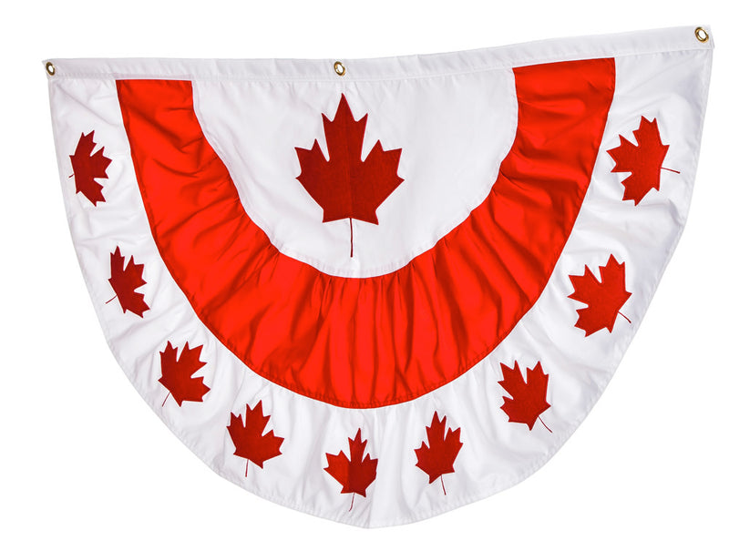 Canada Patritic Applique Bunting,15p033