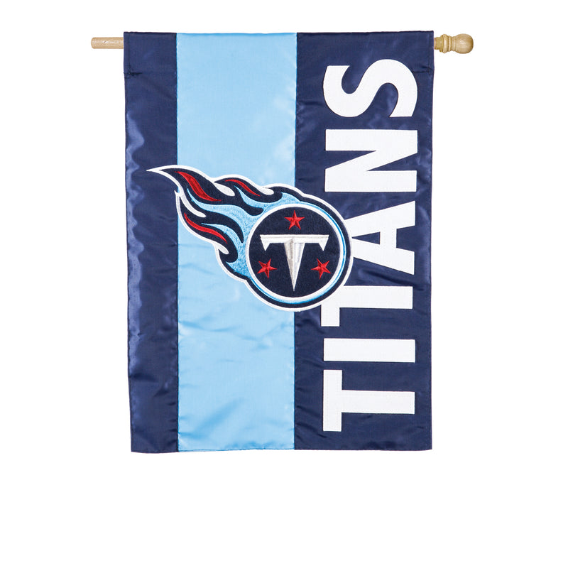 Tennessee Titans, Embellish Reg Flag,15sf3830