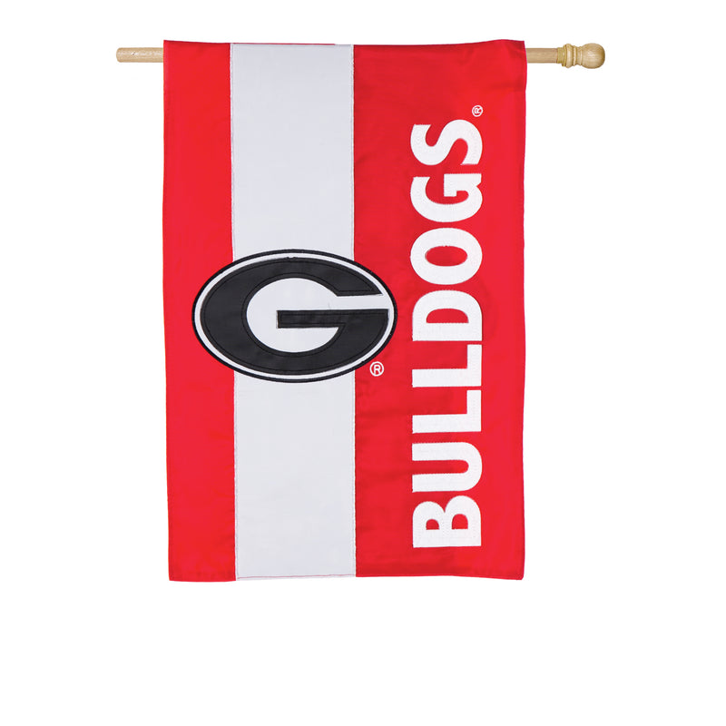 Evergreen University of Georgia, Embellish Reg Flag, 44'' x 29'' inches