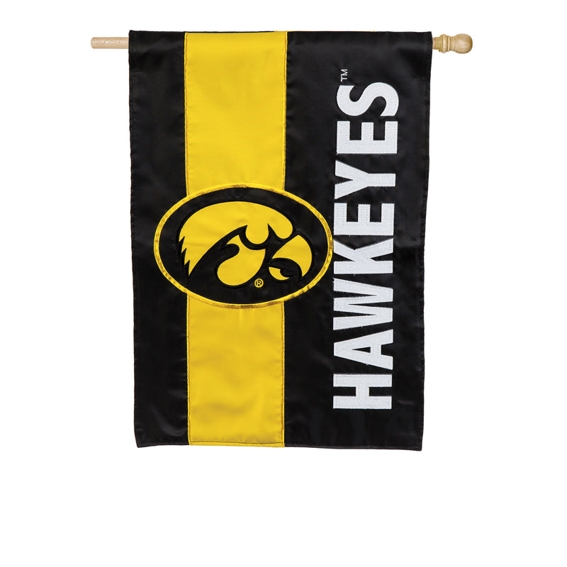 University of Iowa, Embellish Reg Flag,15sf980