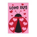 Love Bug Aplique Garden Flag,161364an