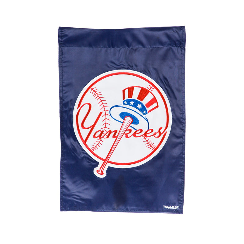 Evergreen Flag,Applique Flag, Gar, NY Yankees,18x0.1x12.5 Inches