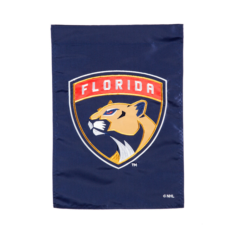 Evergreen Flag, Gar, App, Florida Panthers, 18'' x 12.5'' inches