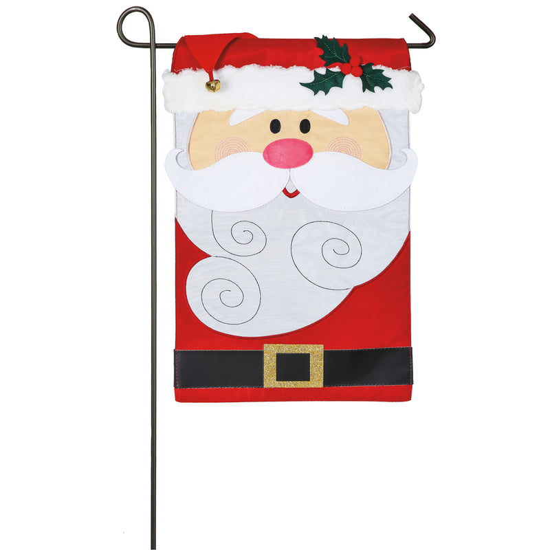 Santa Claus Garden Applique Flag,168848