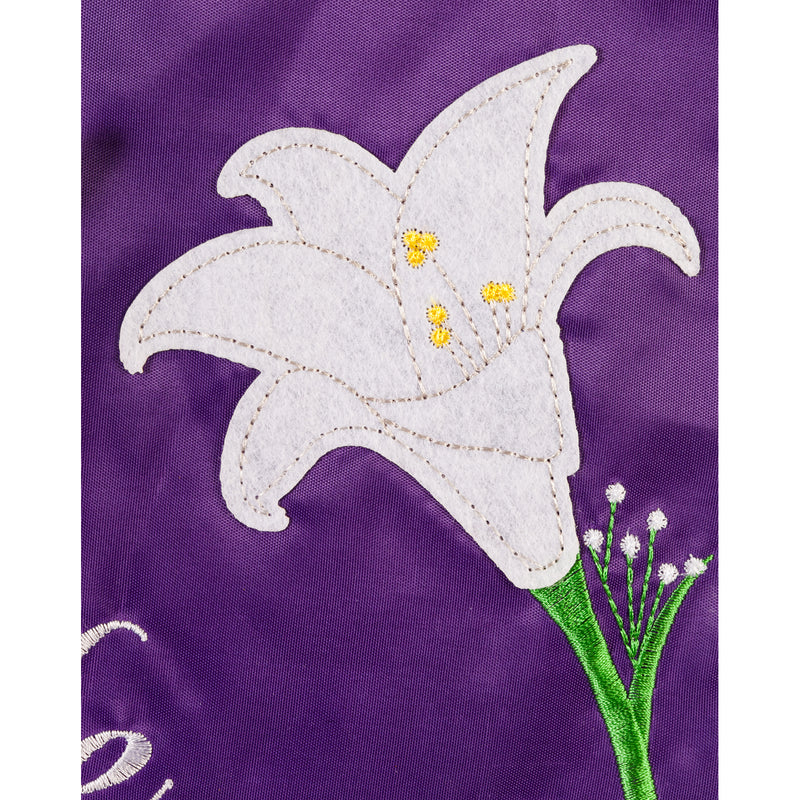 Easter Lily Garden Applique Flag,168909