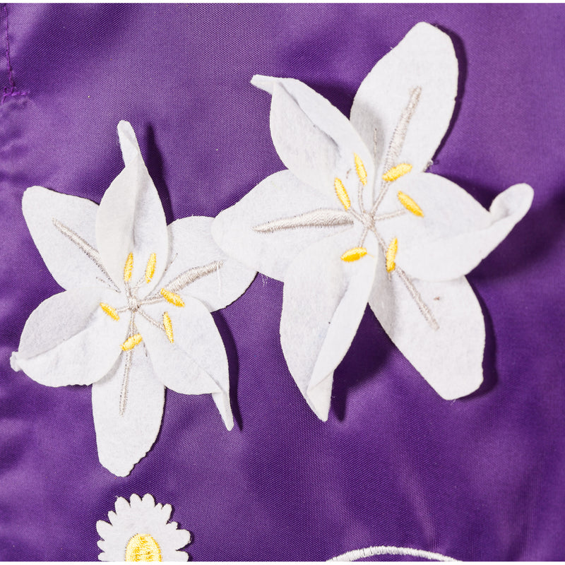 Easter Lily Garden Applique Flag,168909