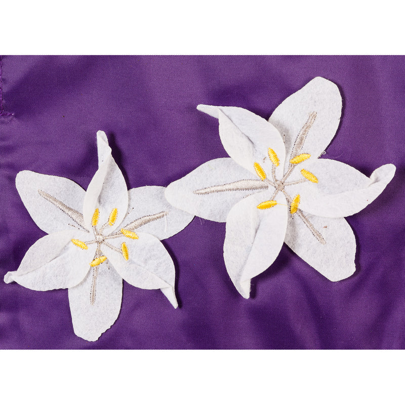 Easter Lily Garden Applique Flag,168909