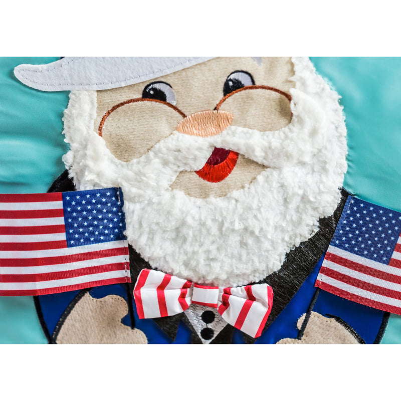 Uncle Sam Gnome Garden Applique Flag,169047