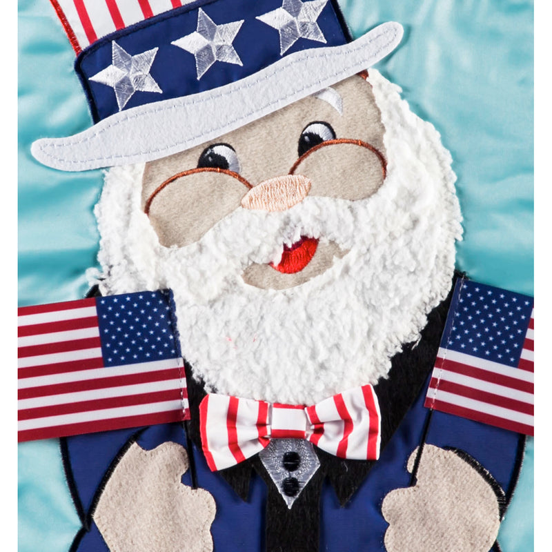 Uncle Sam Gnome Garden Applique Flag,169047