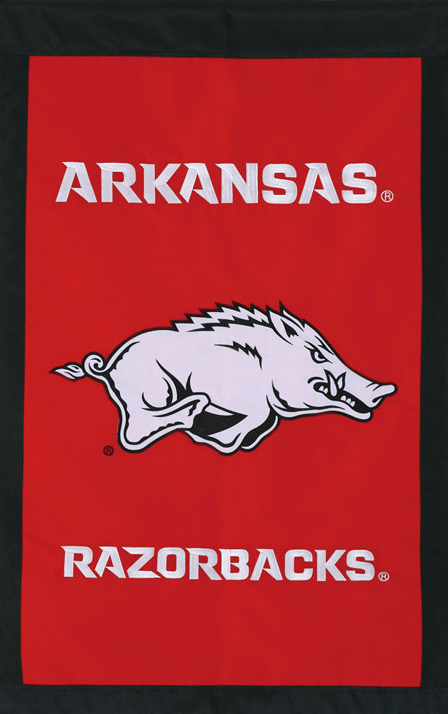 Double Sided Gar Flag, University of Arkansas,16911e