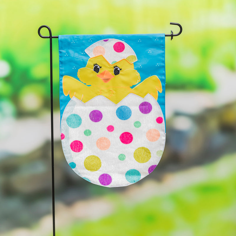 Polka-Dot Easter Egg Garden Applique Flag,169408