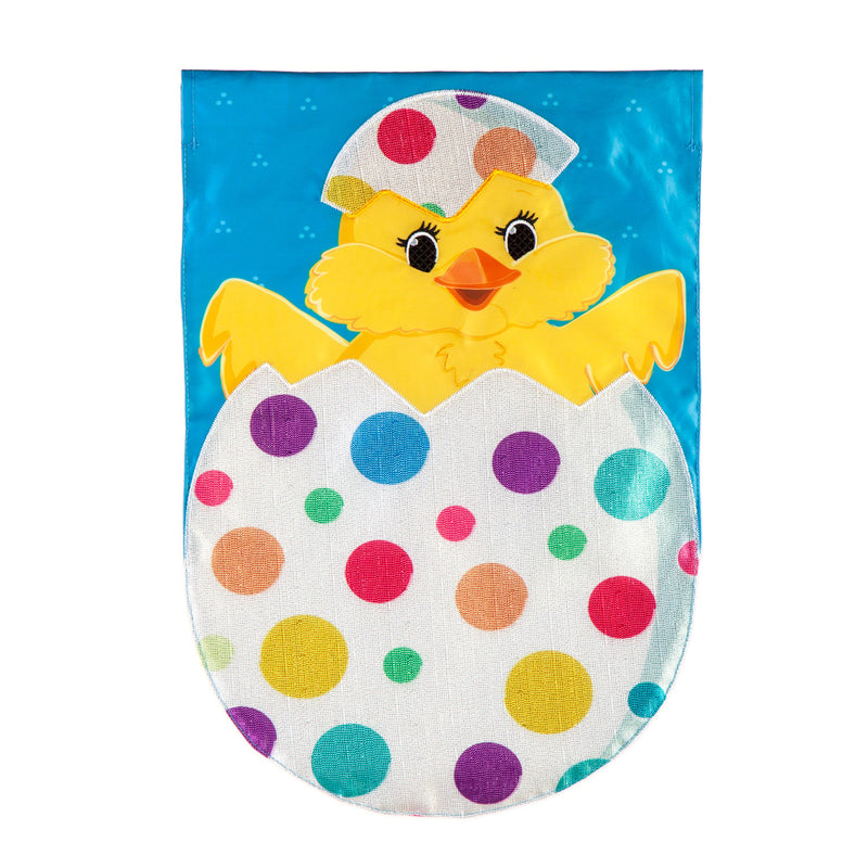 Polka-Dot Easter Egg Garden Applique Flag,169408