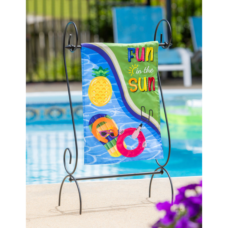 Fun in the Sun Pool Day Garden Applique Flag,169510