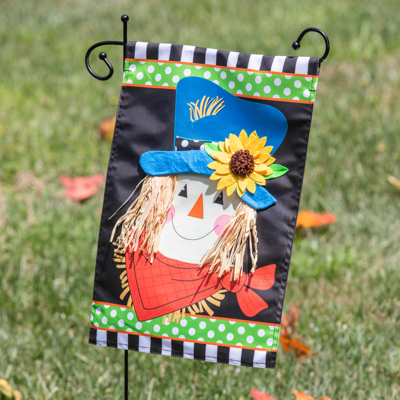 Scarecrow Friend Garden Applique Flag,169521