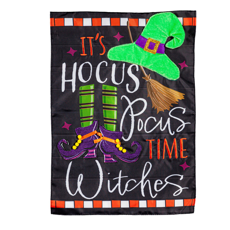 Hocus Pocus Time Garden Applique Flag,169542