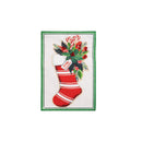 Merry Christmas Stocking Applique Garden Flag,169914