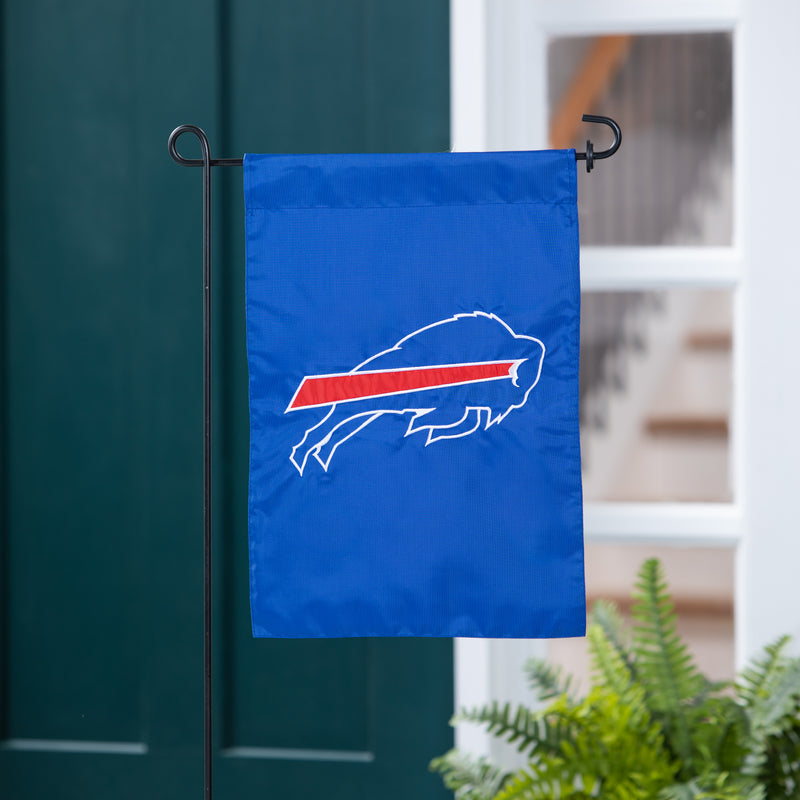 Evergreen Flag,Applique Flag, Gar., Buffalo Bills,12.5x18x0.1 Inches