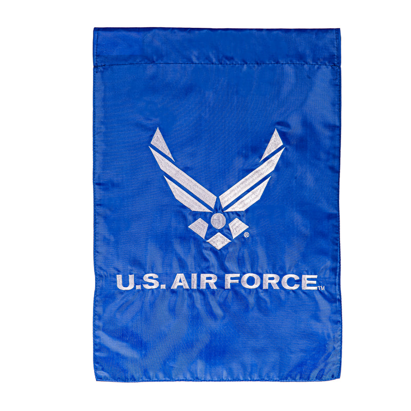 Evergreen Flag,Applique Flag, Gar., Air Force,12.5x18x0.1 Inches